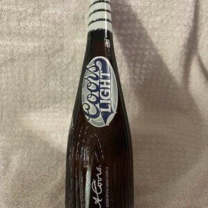 Limited Edition Coors Light Baseball Bat The Silver Bullet - Empty Bottle